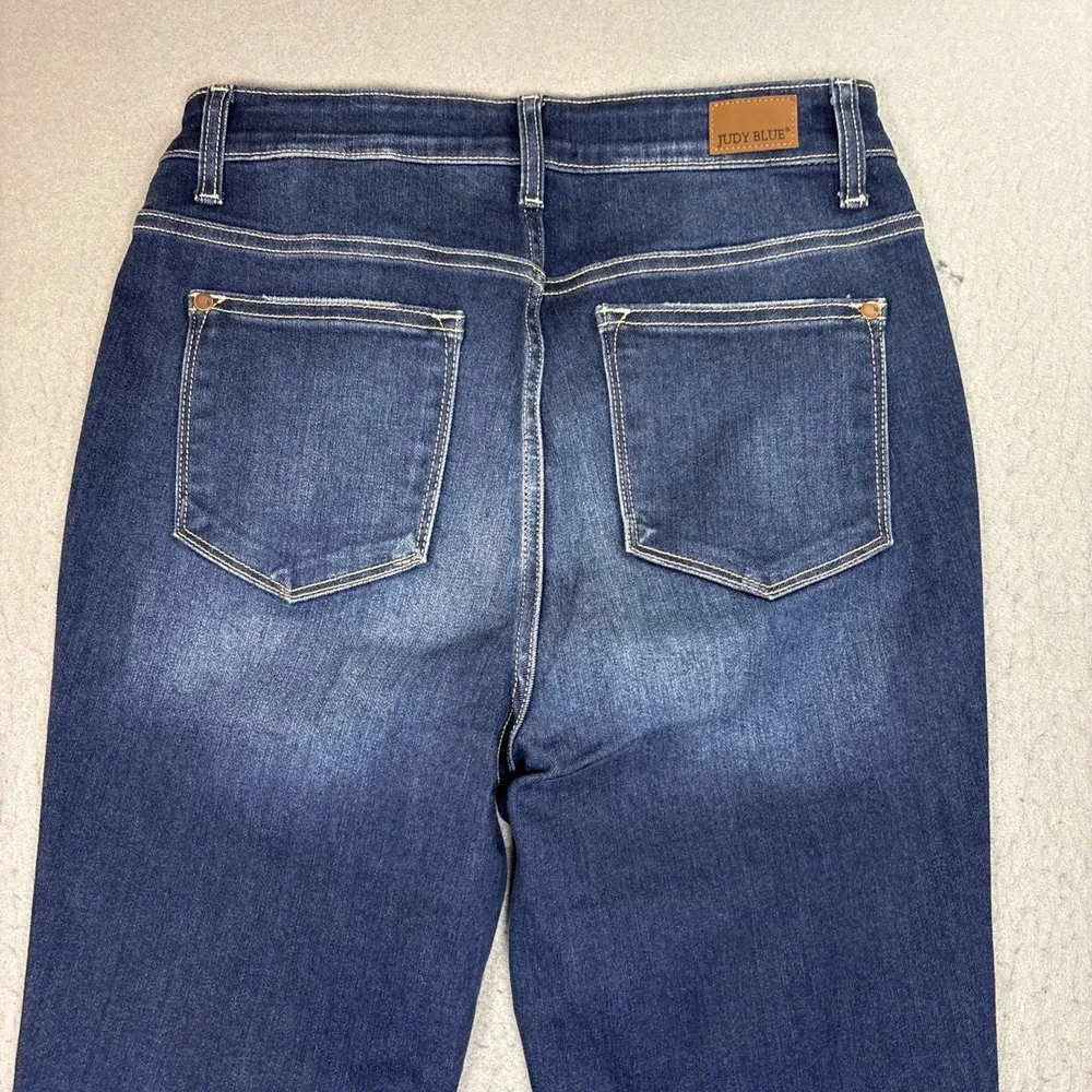 Judy Blue Los Angeles High Rise Dark Wash Flare Jeans Size 7/28